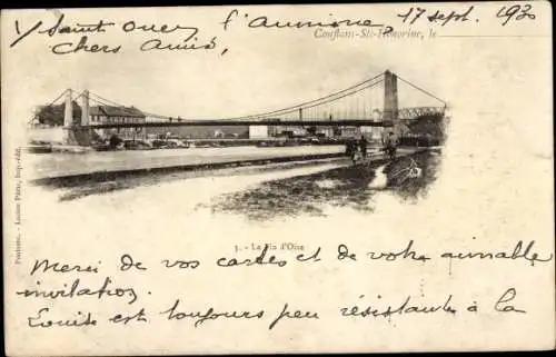 Ak Conflans Sainte Honorine Yvelines, La Fin de Oise