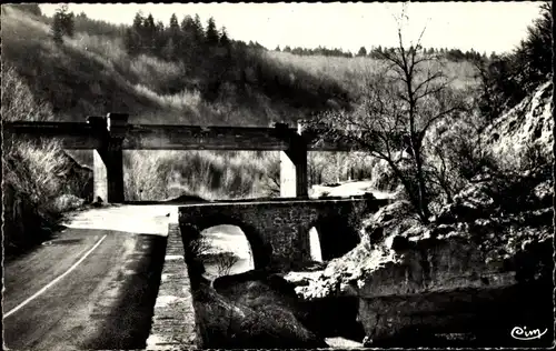 Ak Frangy Haute Savoie, Le Pont des Douates