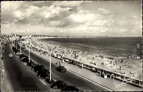 Ak La Baule Escoublac Loire Atlantique, Strand, Boulevard