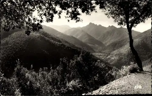 Ak Amelie les Bains Östliche Pyrenäen, Mondony Valley, Spanische Grenze