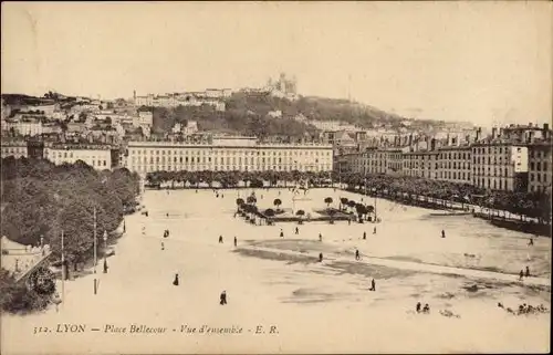 Ak Lyon Rhône, Place Bellecour