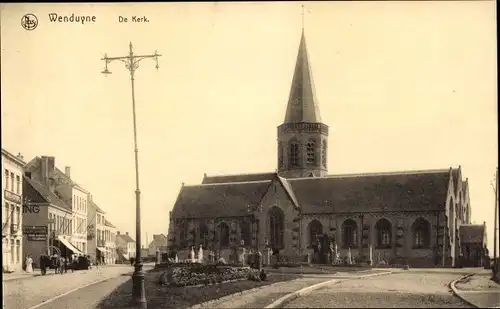 Ak Wenduine Wenduyne De Haan Westflandern, De Kerk