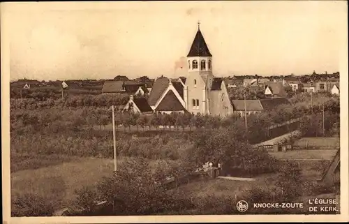 Ak Zoute Knokke Heist Heyst Knocke sur Mer Westflandern, Kirche