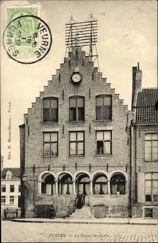 Ak Furnes Furnes Westflandern, Wachhaus