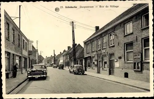 Ak Adinkerque De Panne Westflandern, Rue du Village