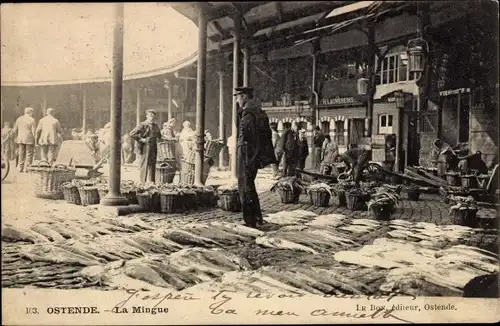 Ak Ostende Ostende Westflandern, La Mingue