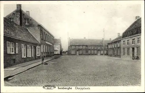 Ak Isenberghe Isenberge Westflandern, Dorpplaats