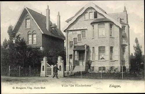 Ak Edegem Edeghem Flandern Antwerpen, Villa De Vlinderkens