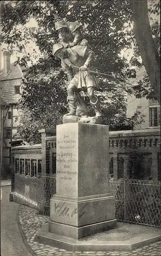 Ak Hildesheim in Niedersachsen, Huckup, Denkmal