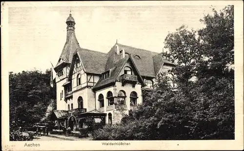 Ak Aachen, Stadtwald, Waldschlösschen