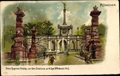 Litho München, Prinz-Regenten-Brücke