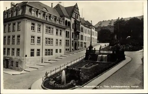 Ak Gotha in Thüringen, Wasserkünste, Anstalt