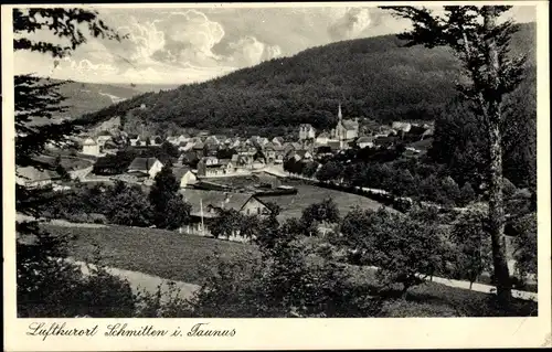 Ak Schmitten im Taunus Hessen, Totalansicht