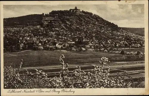 Ak Neustadt Breuberg im Odenwald, Gesamtansicht, Burg Breuberg