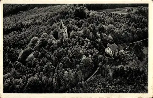 Ak Ulm Greifenstein im Westerwald, Dianaburg, Luftbild