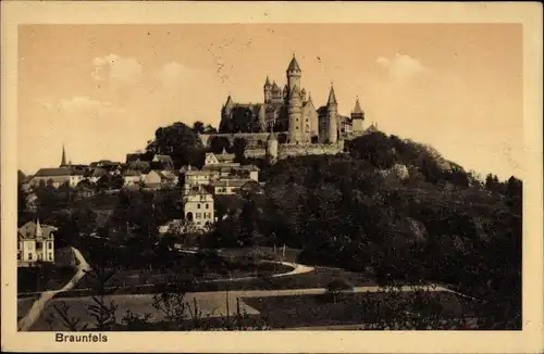 Ak Braunfels an der Lahn, Schloss