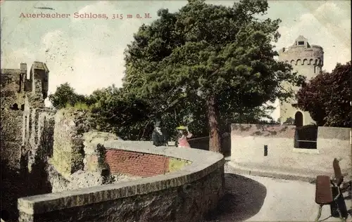 Ak Auerbach Bensheim an der Bergstraße Hessen, Auerbacher Schloss