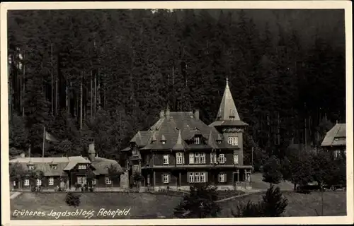 Ak Rehefeld Zaunhaus Altenberg im Erzgebirge, Jagdschloss