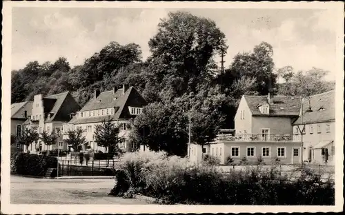 Ak Berggießhübel in Sachsen, Cafe Kühn, Teilansicht