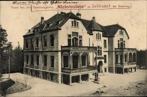 Ak Seifersdorf Dippoldiswalde im Osterzgebirge, Genesungsheim Nächstenliebe