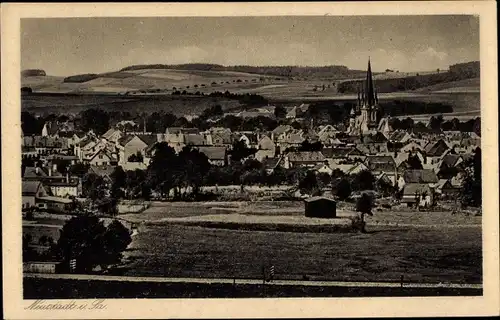 Ak Neustadt in Sachsen, Panorama, Kirche