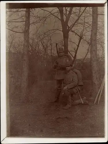 Foto Naumburg an der Saale, Soldaten in Uniformen, Kriegsjahr 1915