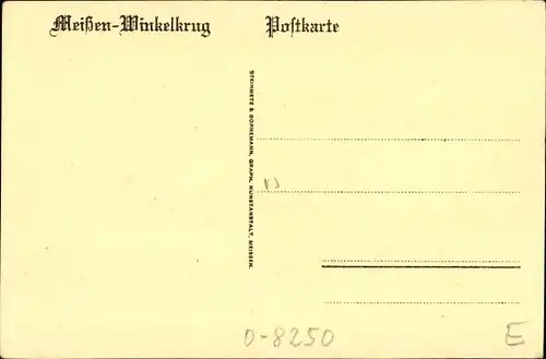 Ak Meißen an der Elbe, Winkelkrug