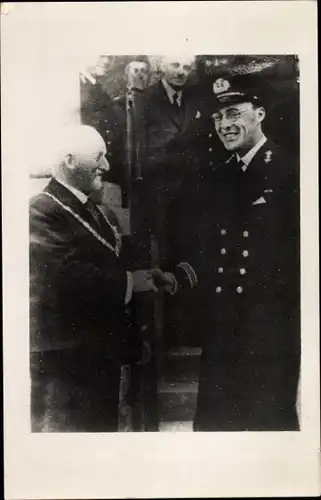 Foto Ak Prinz Bernhard der Niederlande in Uniform