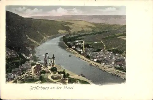 Ak Traben Trarbach an der Mosel, Gräfinburg an der Mosel