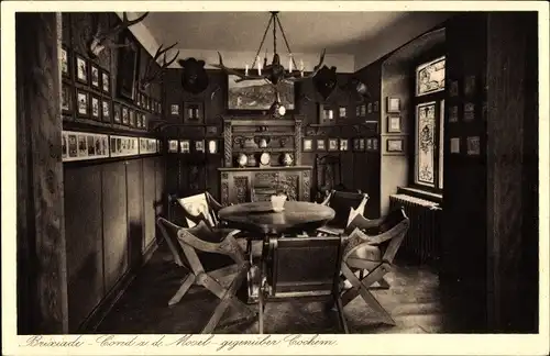 Ak Cochem im Landkreis Cochem Zell Rheinland Pfalz, Brixiade, Innenansicht