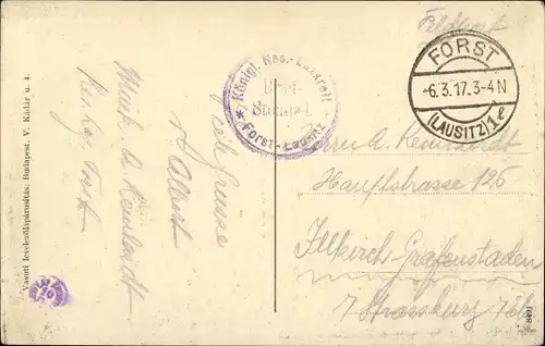 Ak Satu Mare Szatmárnémeti Rumänien, Straßenpartie