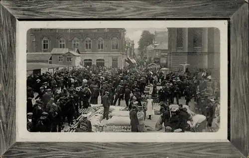 Passepartout Ak Purmerend Nordholland Niederlande, Käsemarkt