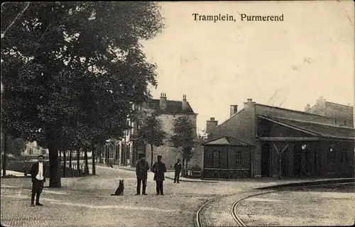 Ak Purmerend Nordholland Niederlande, Tramplein