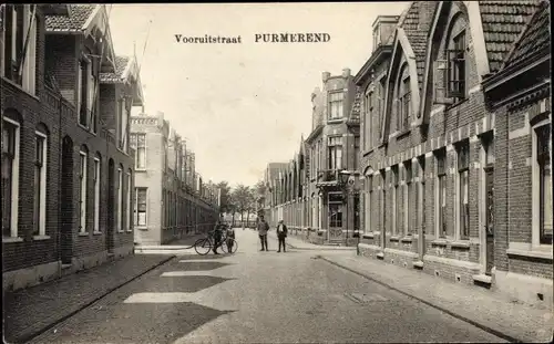 Ak Purmerend Nordholland Niederlande, Vooruitstraat