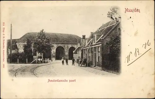 Ak Naarden Nordholland Niederlande, Amsterdamsche poort