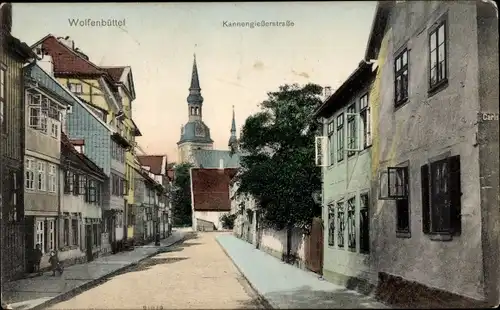 Ak Wolfenbüttel in Niedersachsen, Kannengießerstraße