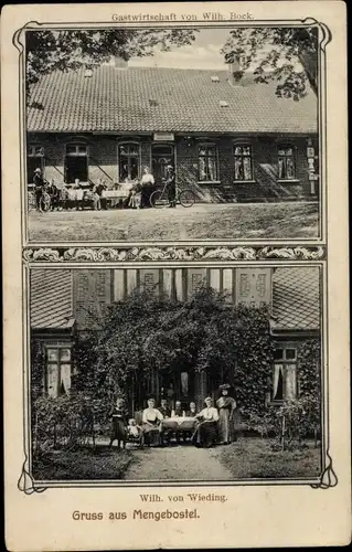 Ak Mengebostel Bad Fallingbostel Lüneburger Heide, Gastwirtschaft, Wilhelm von Wieding