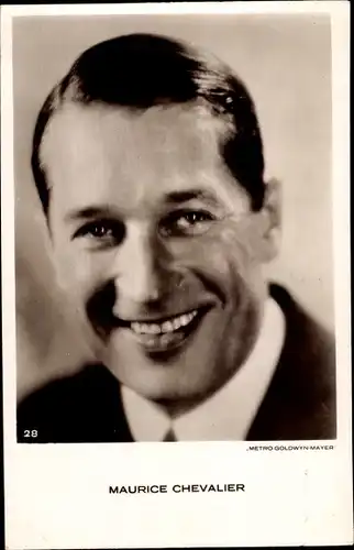 Ak Schauspieler Maurice Chevalier, Portrait