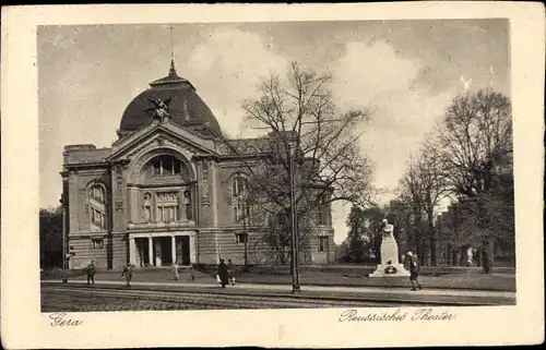 Ak Gera Thüringen, Reussisches Theater