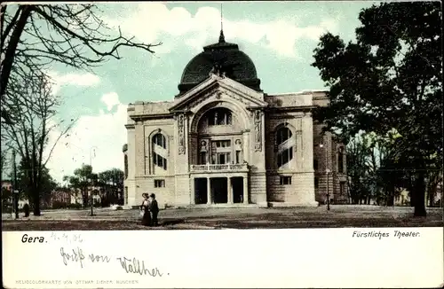 Ak Gera in Thüringen, Fürstliches Theater