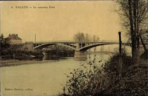 Ak Vallon Ardèche, Neue Brücke