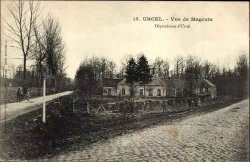 Postkarte Urcel Aisne, Blick von Magenta