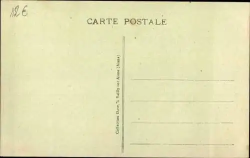 Ak Vailly-sur-Aisne, Rue de l'Hotel-Dieu