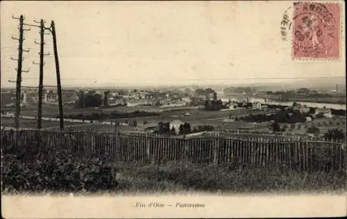 Ak Conflans Sainte Honorine Yvelines, Das Ende der Oise, Panorama