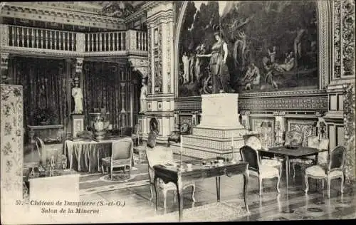 Ak Dampierre-Yvelines, Schloss, Salon de la Minerva