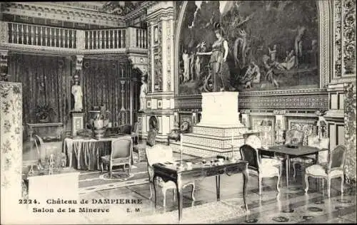 Ak Dampierre-Yvelines, Schloss, Salon de la Minerva