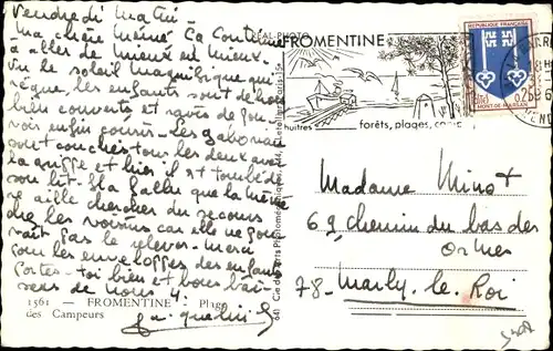 Ak FromentineVendée, Campers Beach