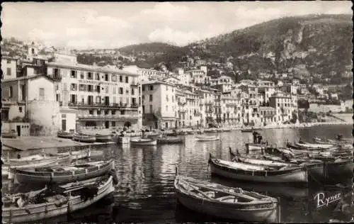 Ak Villefranche sur Mer Alpes Maritimes, Hafen