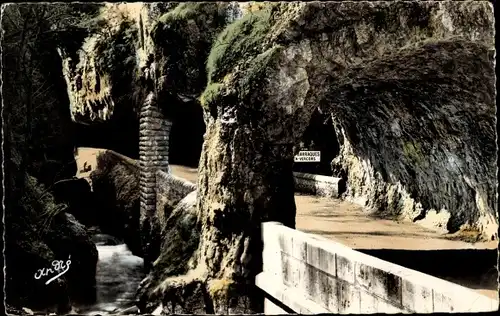 Ak Vercors Drome, Die Straße innerhalb der Grands Goulets