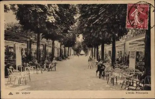 Ak Vichy Allier, L’Allee Principale